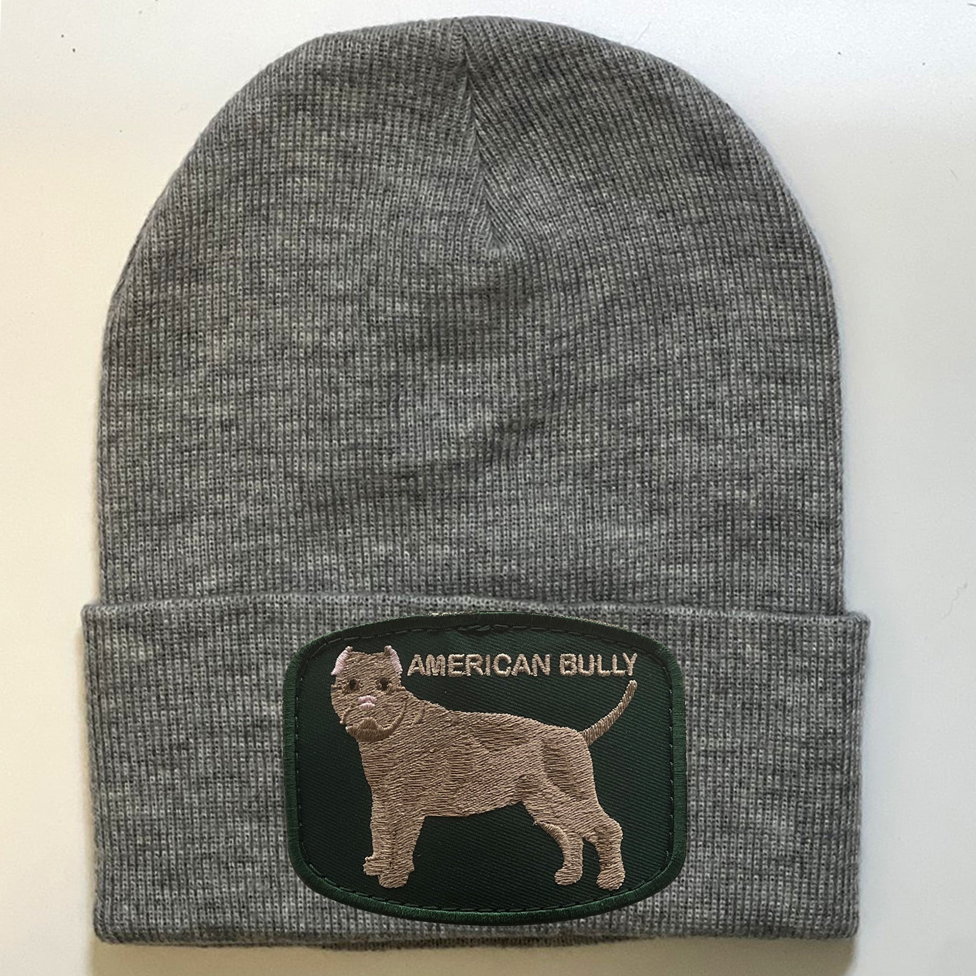 American Bulldog Custom Dog Beanie For Humans