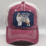 Australian Shepherd Image on a Vintage Distressed Trucker
