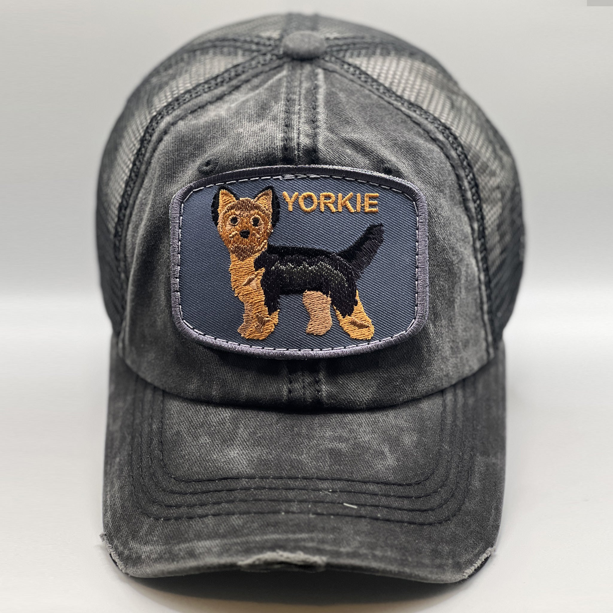 Yorkie Image On A Trucker Hat