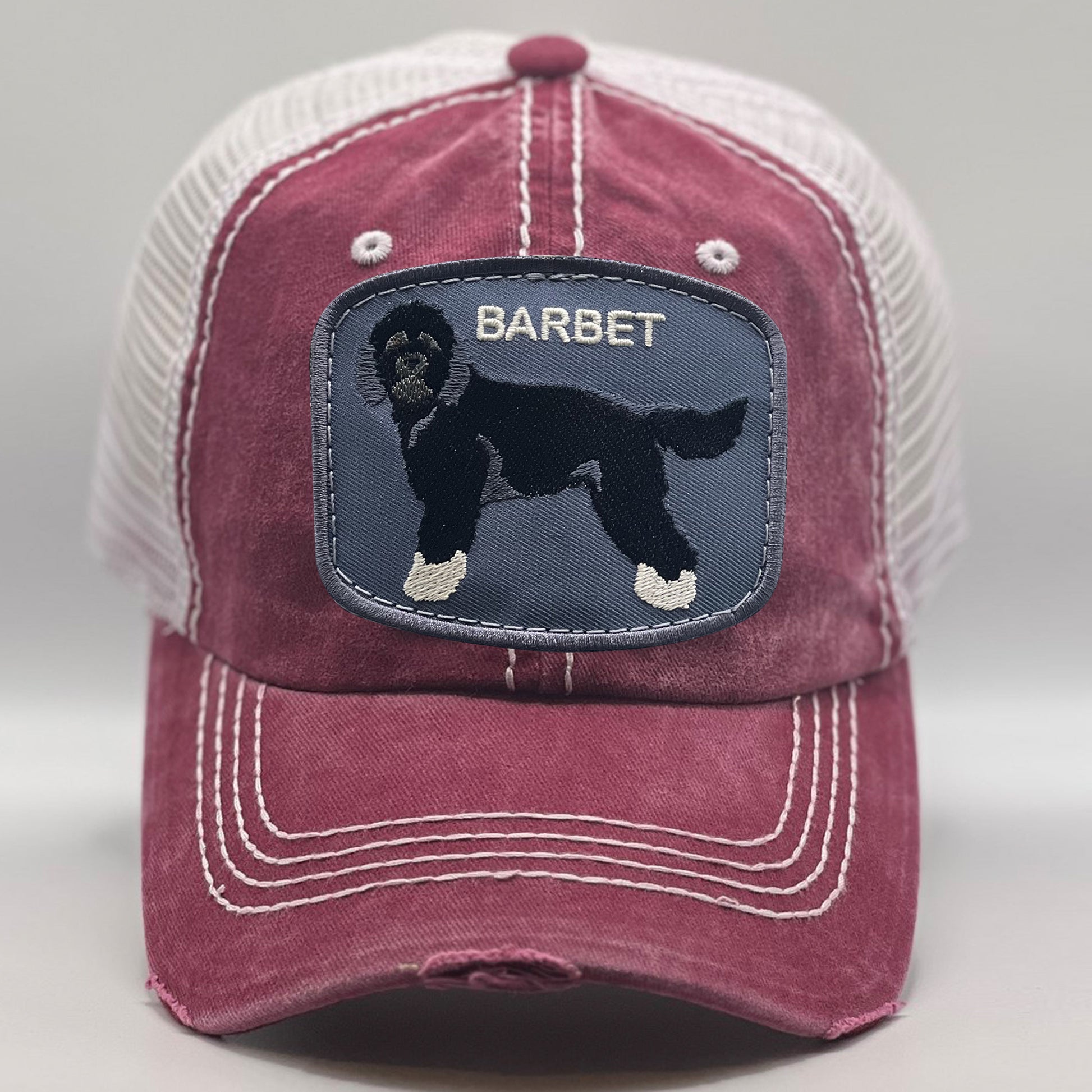 Barbet Baseball Caps with Dog Breeds