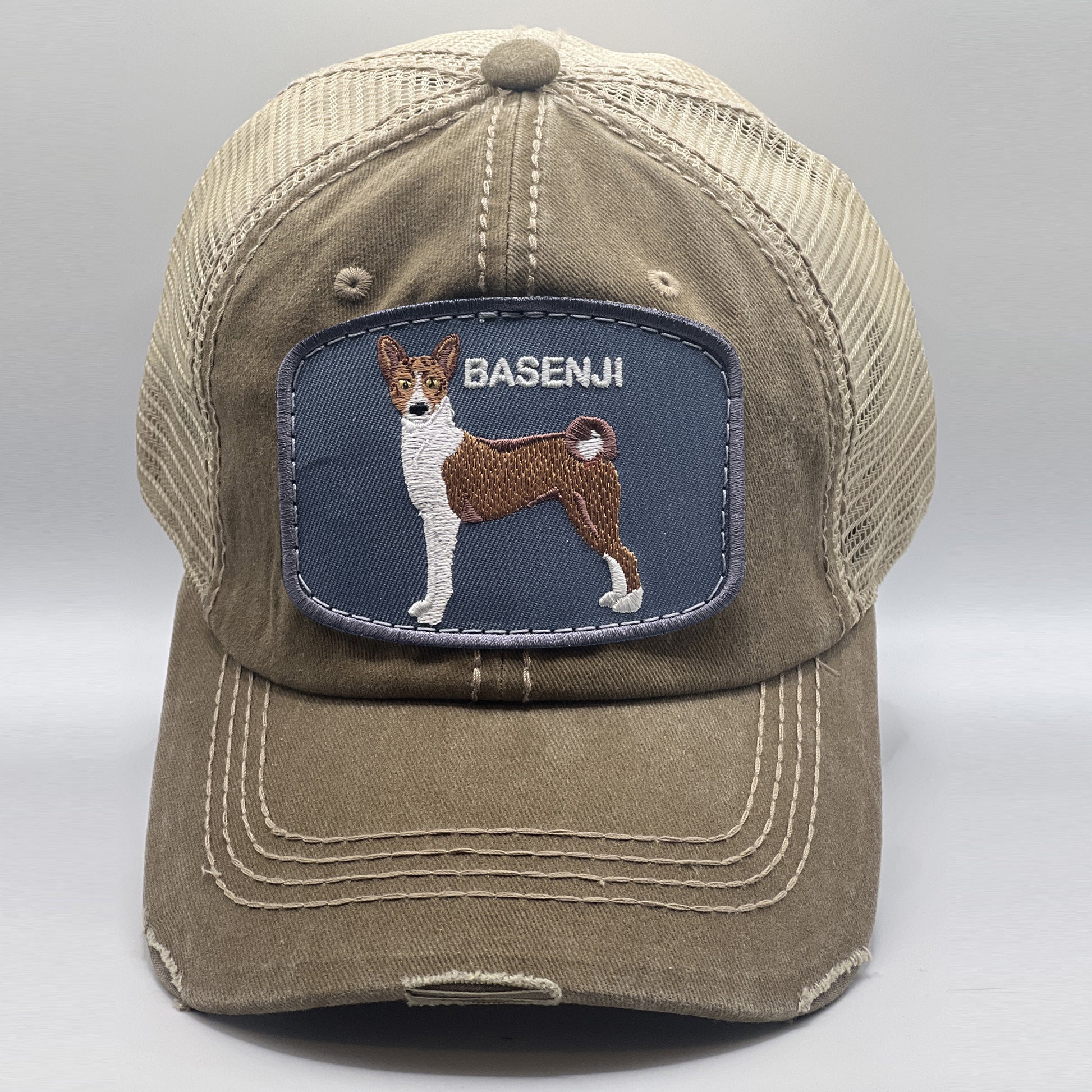 Basenji Dog Lover Hat In Green