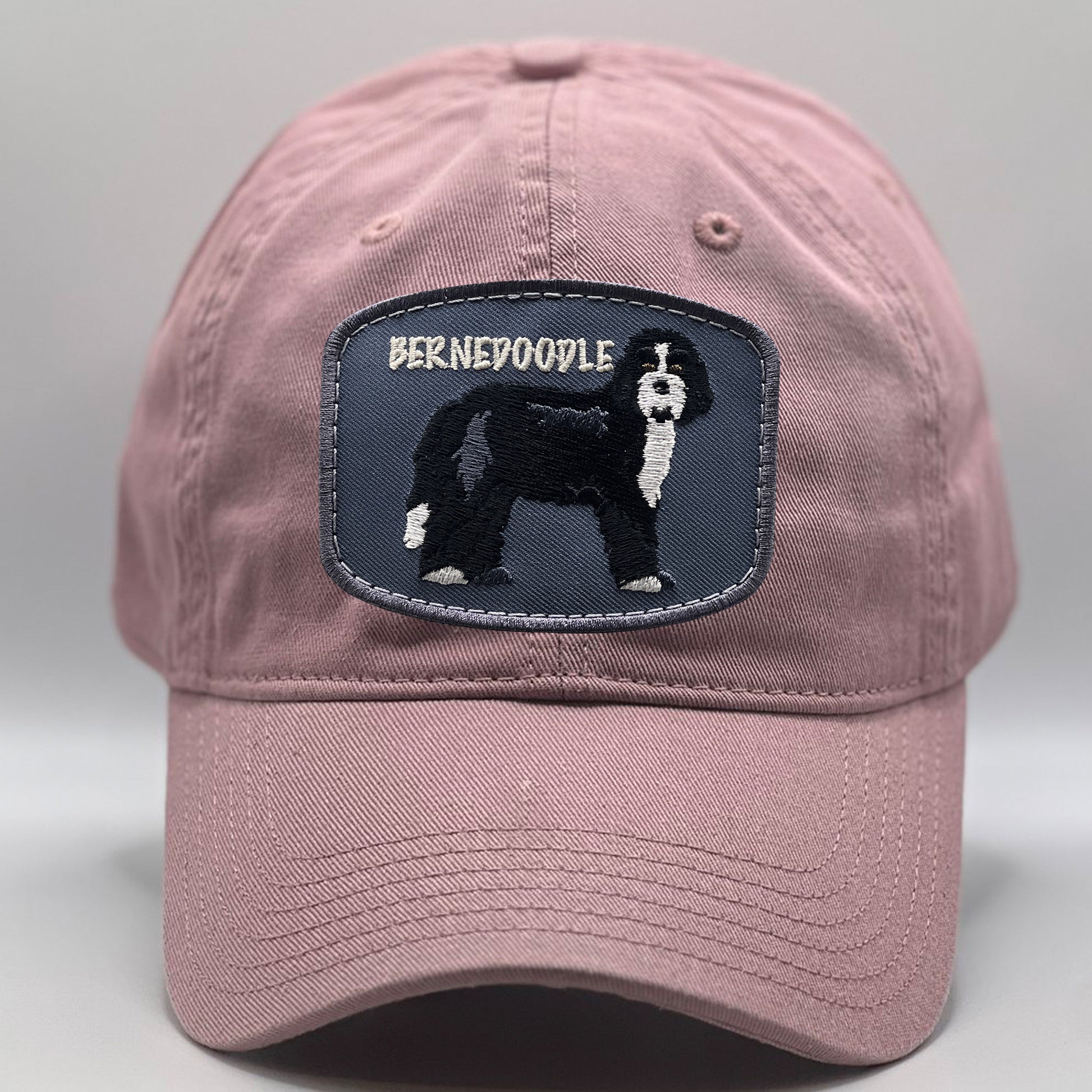 Baseball Hat With Bernedoodle Dog Patch