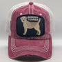 Red Trucker Hat With Border Terrier Image
