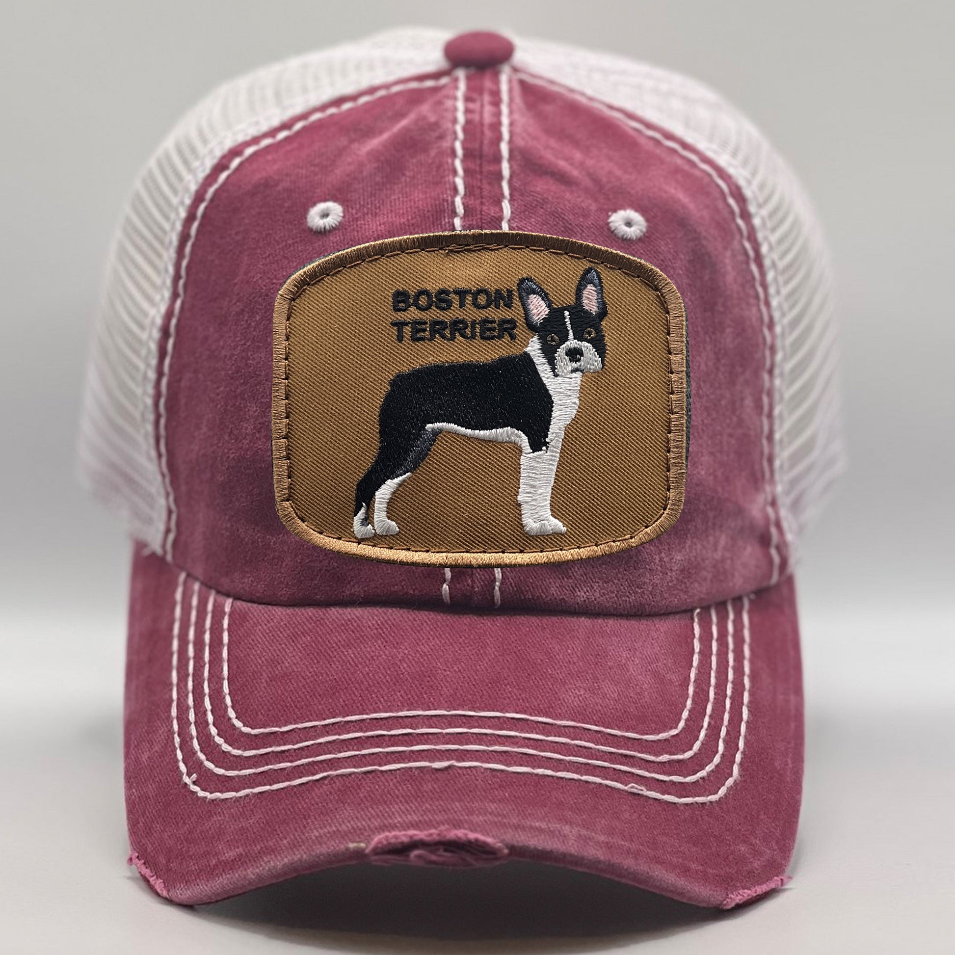 Boston Terrier Dog Breed Baseball Caps