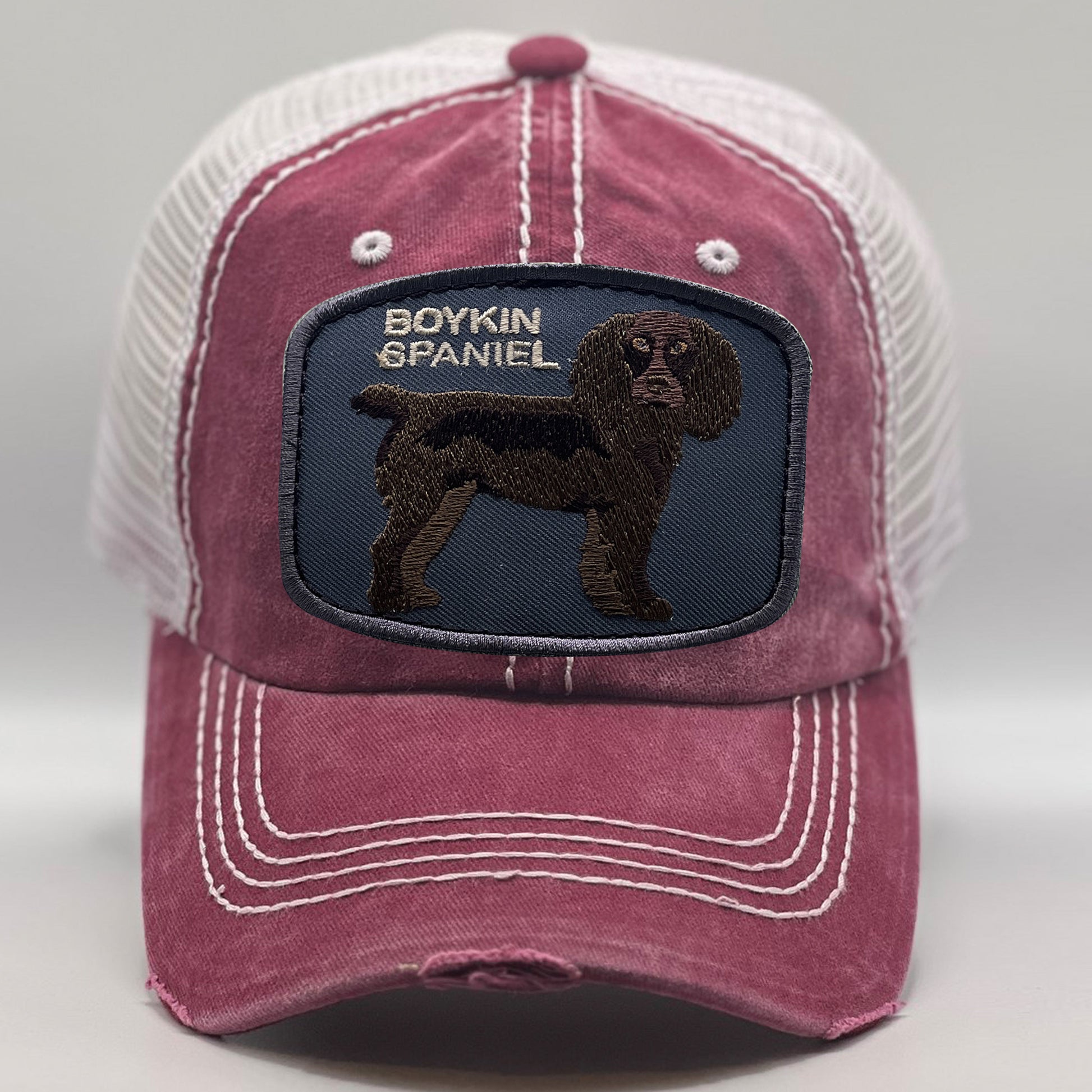 Custom Dog Breed Hats With Boykin Spaniel Patch