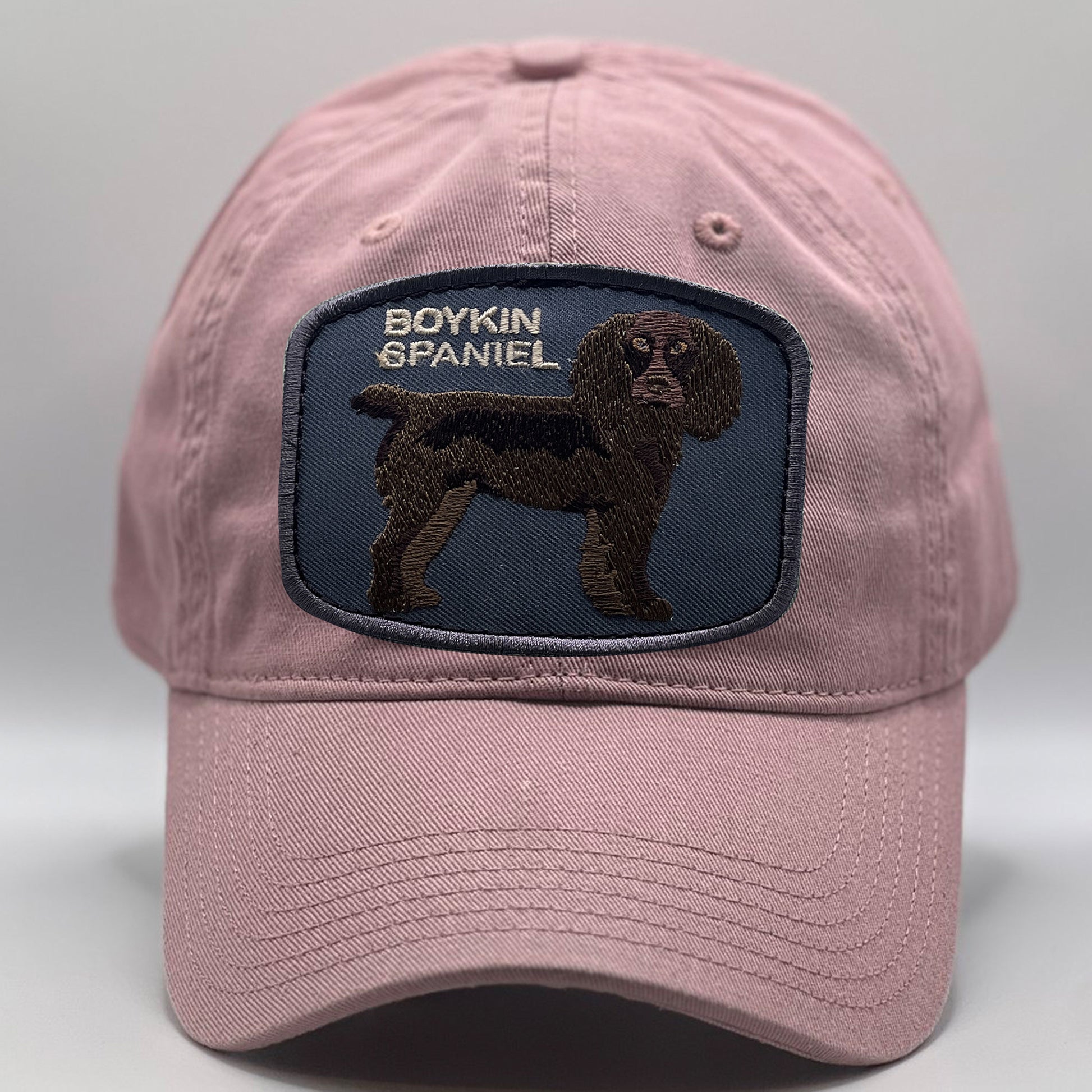 Custom Dog Breed Mom Hats With Boykin Spaniel Patch