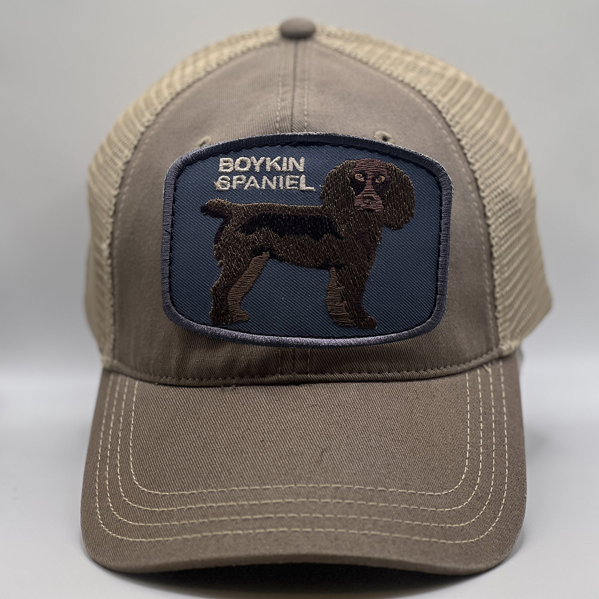 Custom Dog Breed Trucker Hats With Boykin Spaniel Patch