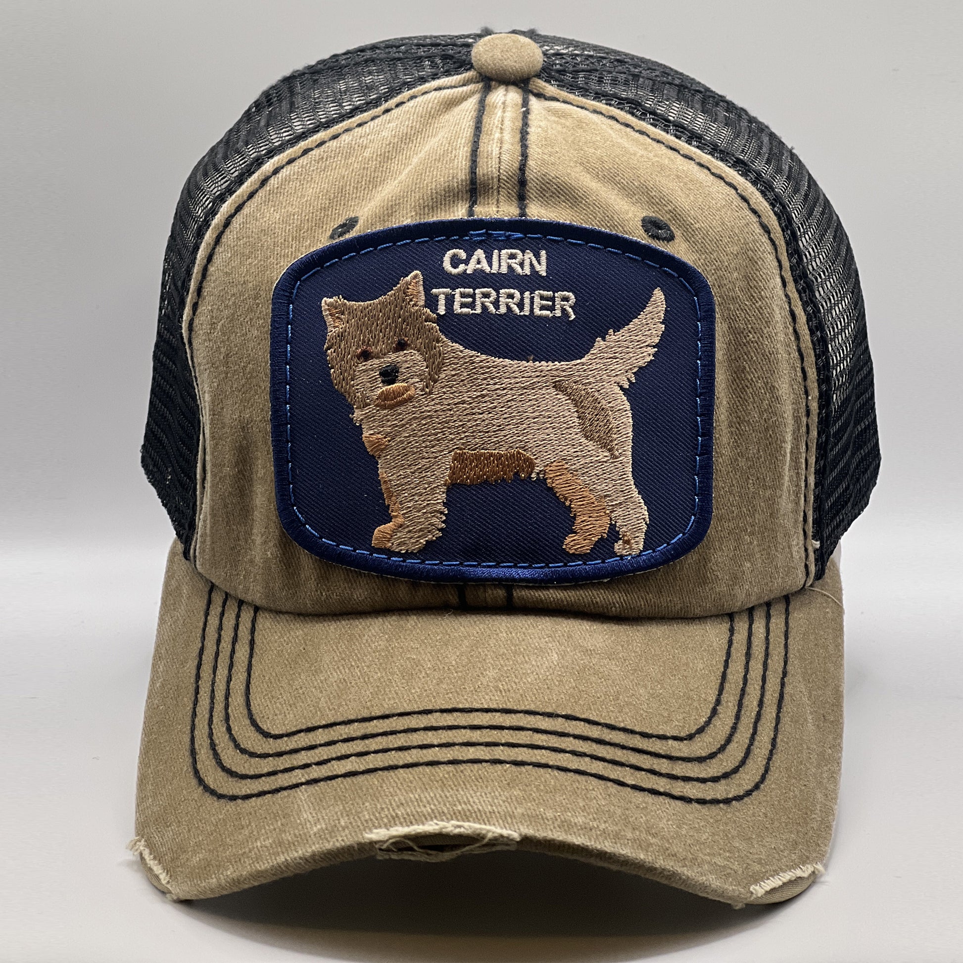 Trucker Hat With Cairn Terrier Dog Breed