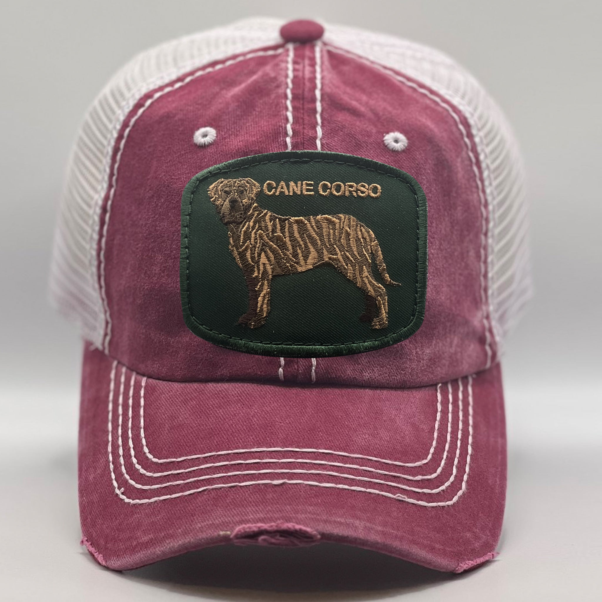 Trucker Hat With Cane Corso Dog Breed
