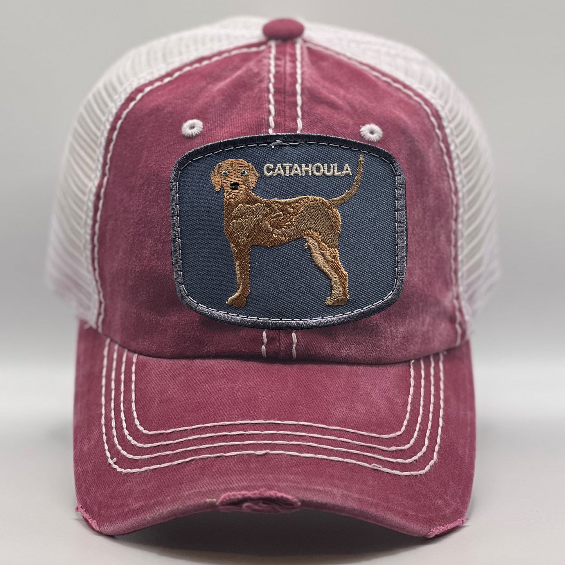 Hat With Catahoula Leopard Dog