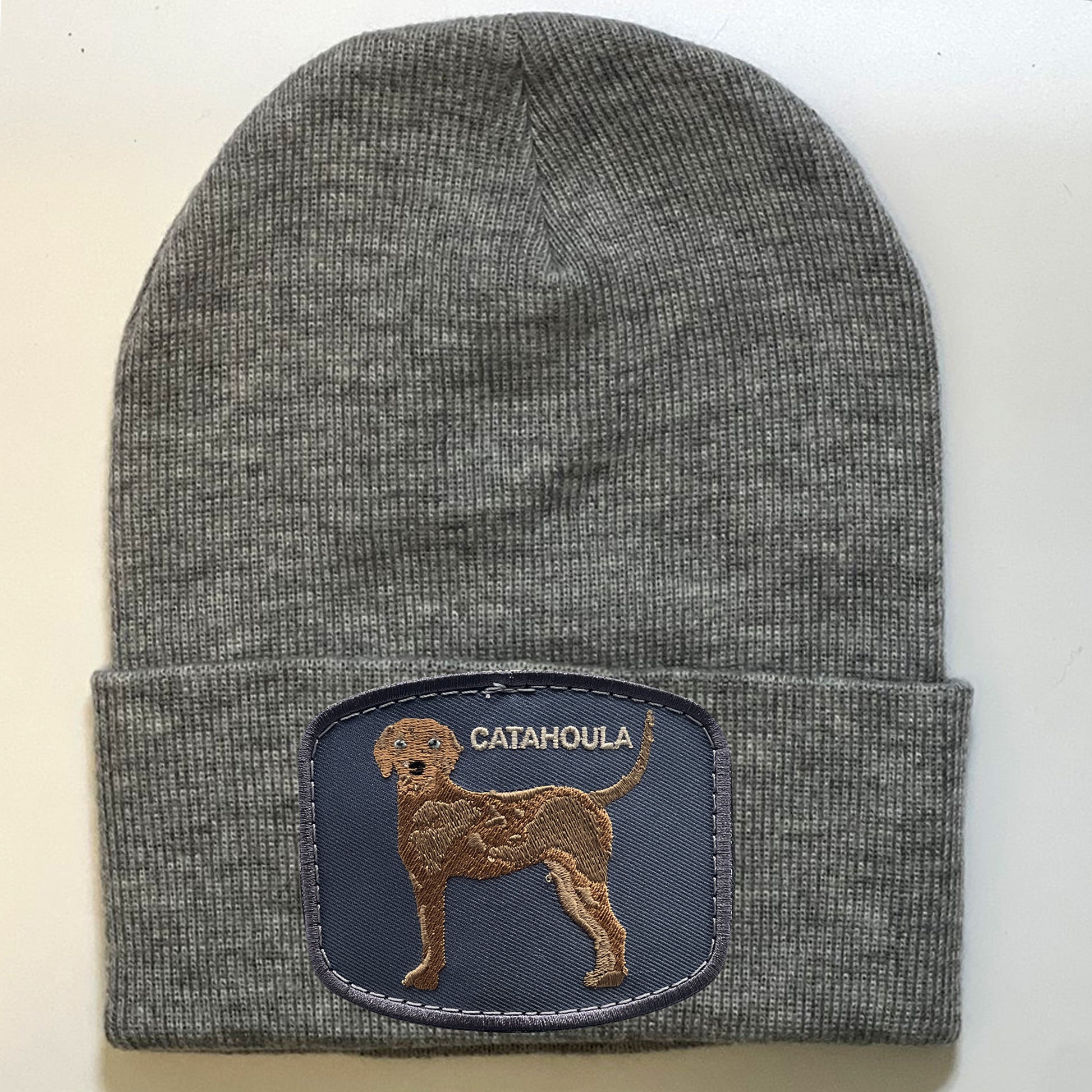 Wool Hat With Catahoula Leopard Dog Image