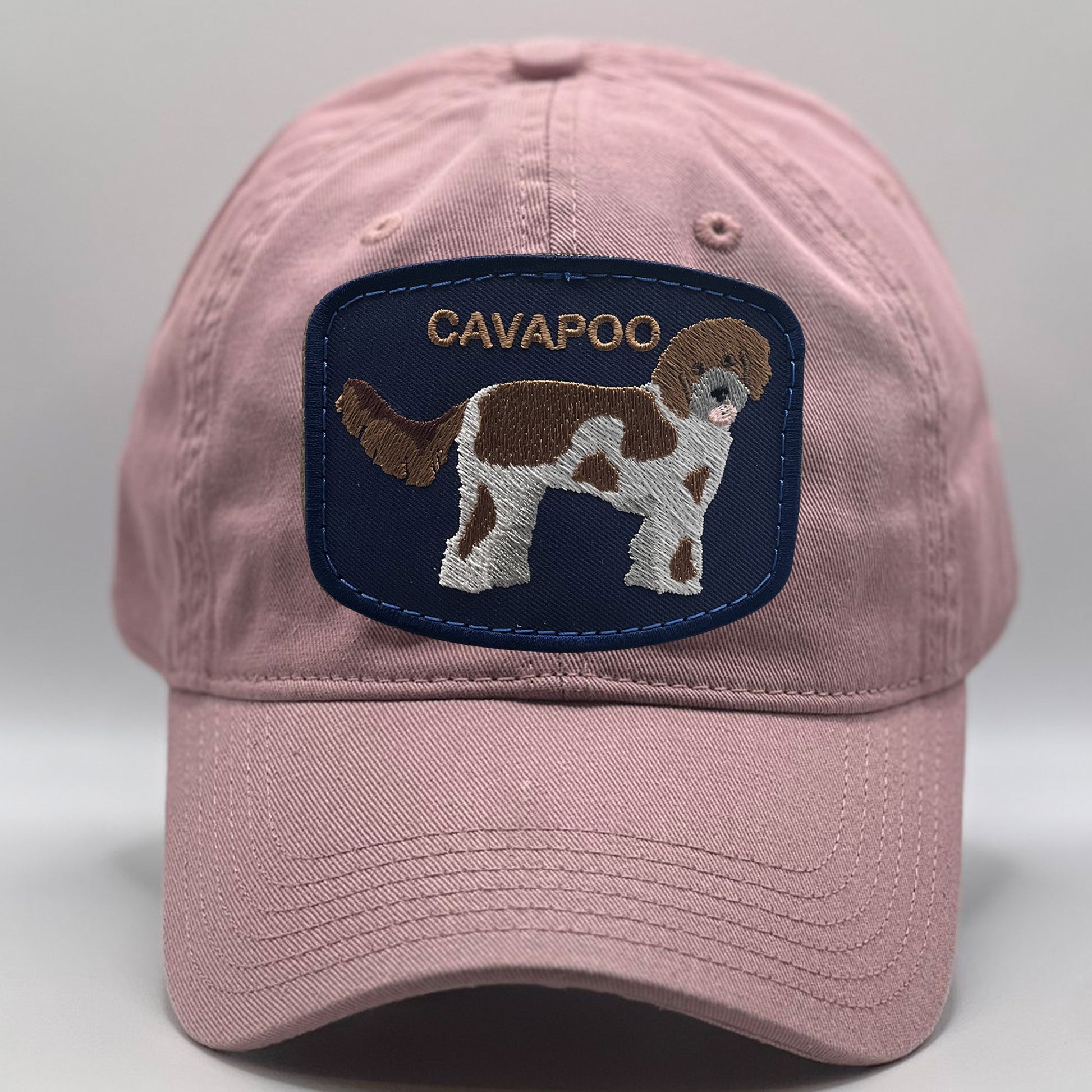 Cavapoo Dog Breed On A Dog Mom Hat