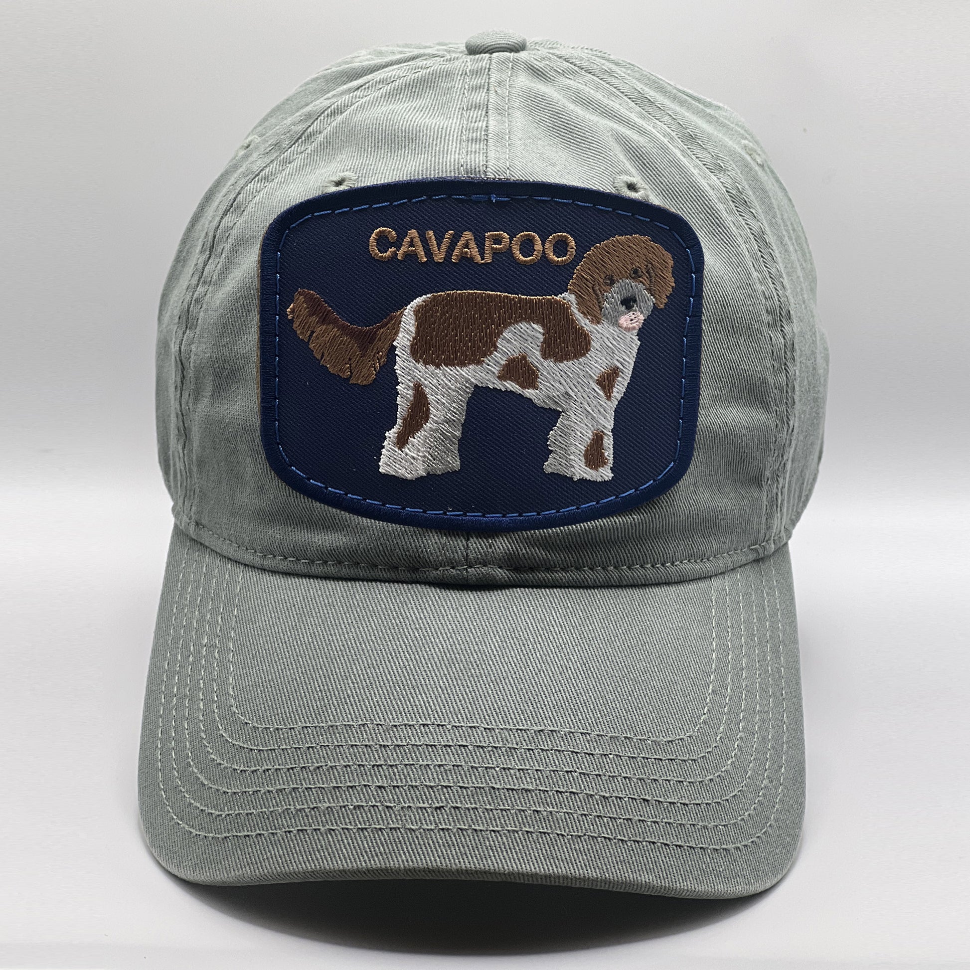 Cavapoo Dog Breed On A Baseball Hat