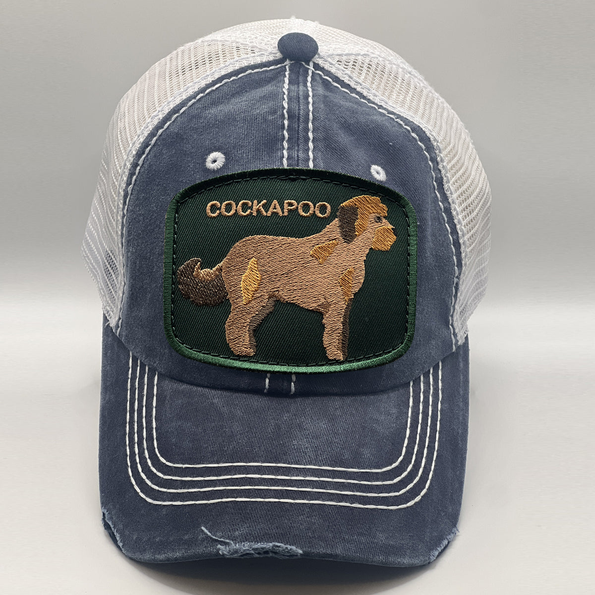 Cockapoo Patch Cockapoo Dog Mom Hat With Custom Dog Breed Patch – Patches & Pets Dog ...