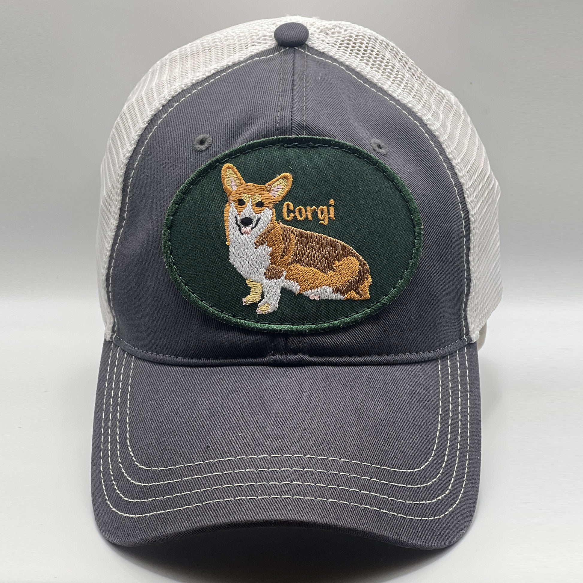 Corgi Mesh Hats with dogs