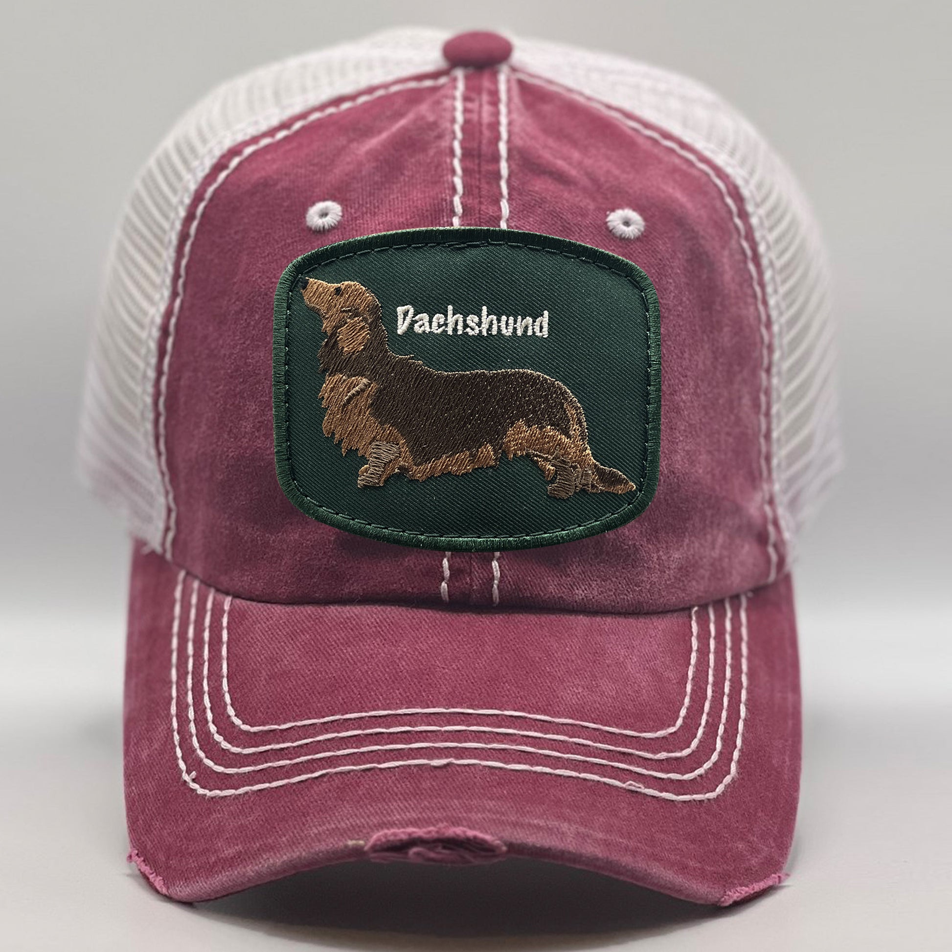 Longhaired Dachshund Stylish Hats for Dog Lovers