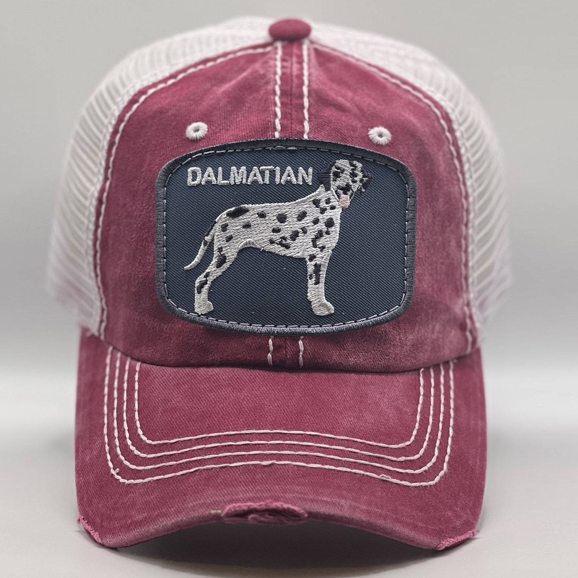 Baseball Trucker Hat With Dalmation