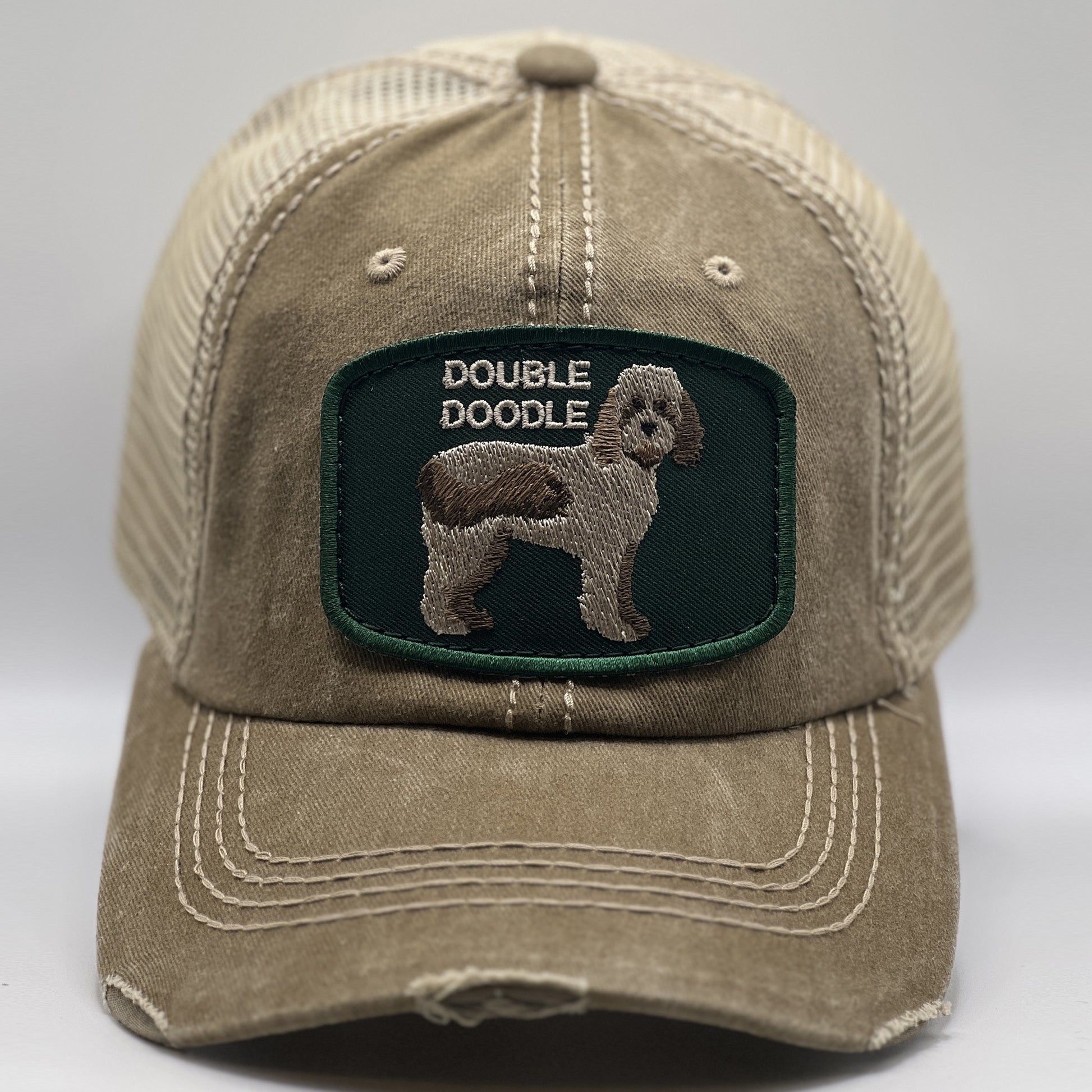 Double Doodle Dog Breed Trucker Hat