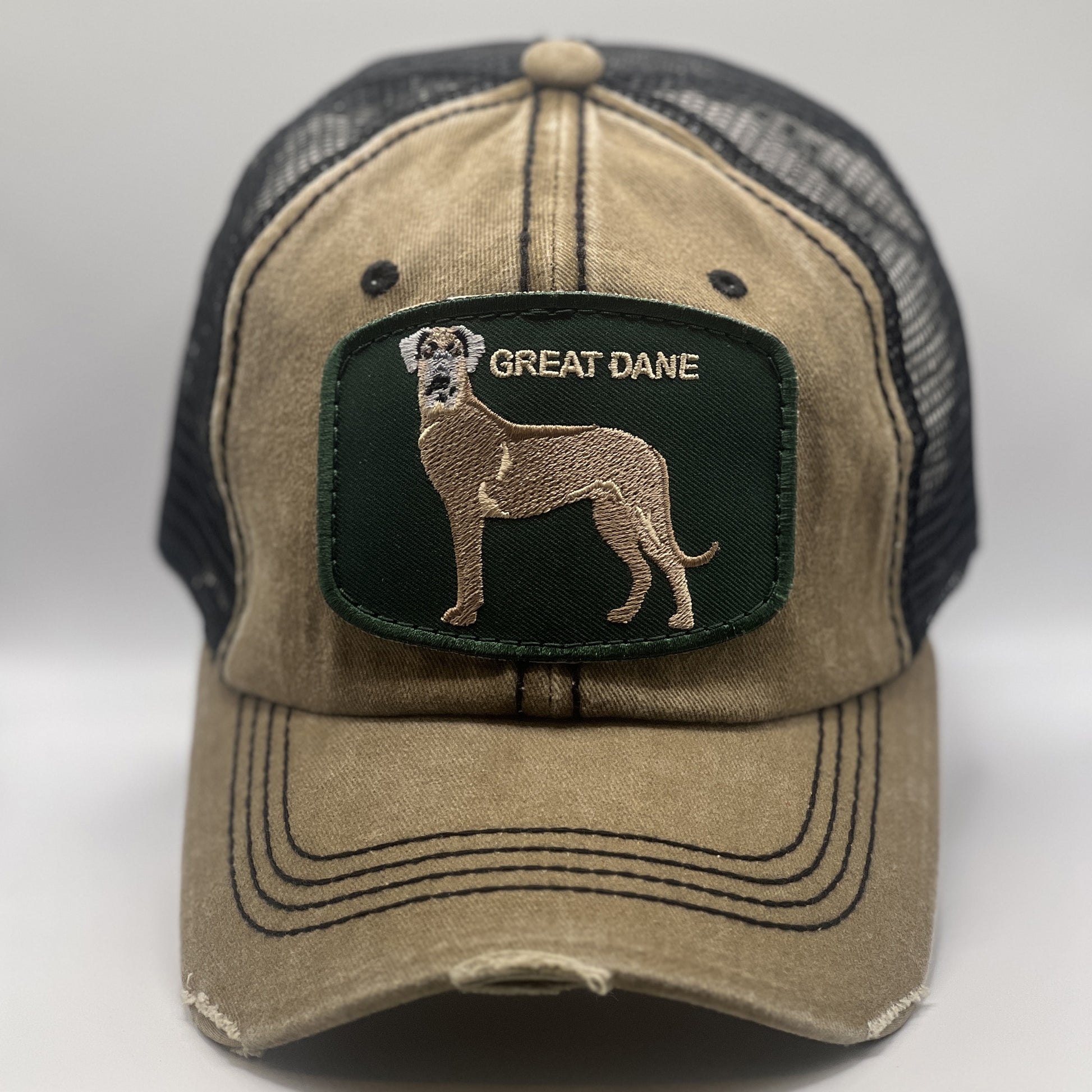 Great Dane Dog Trucker Hats For People