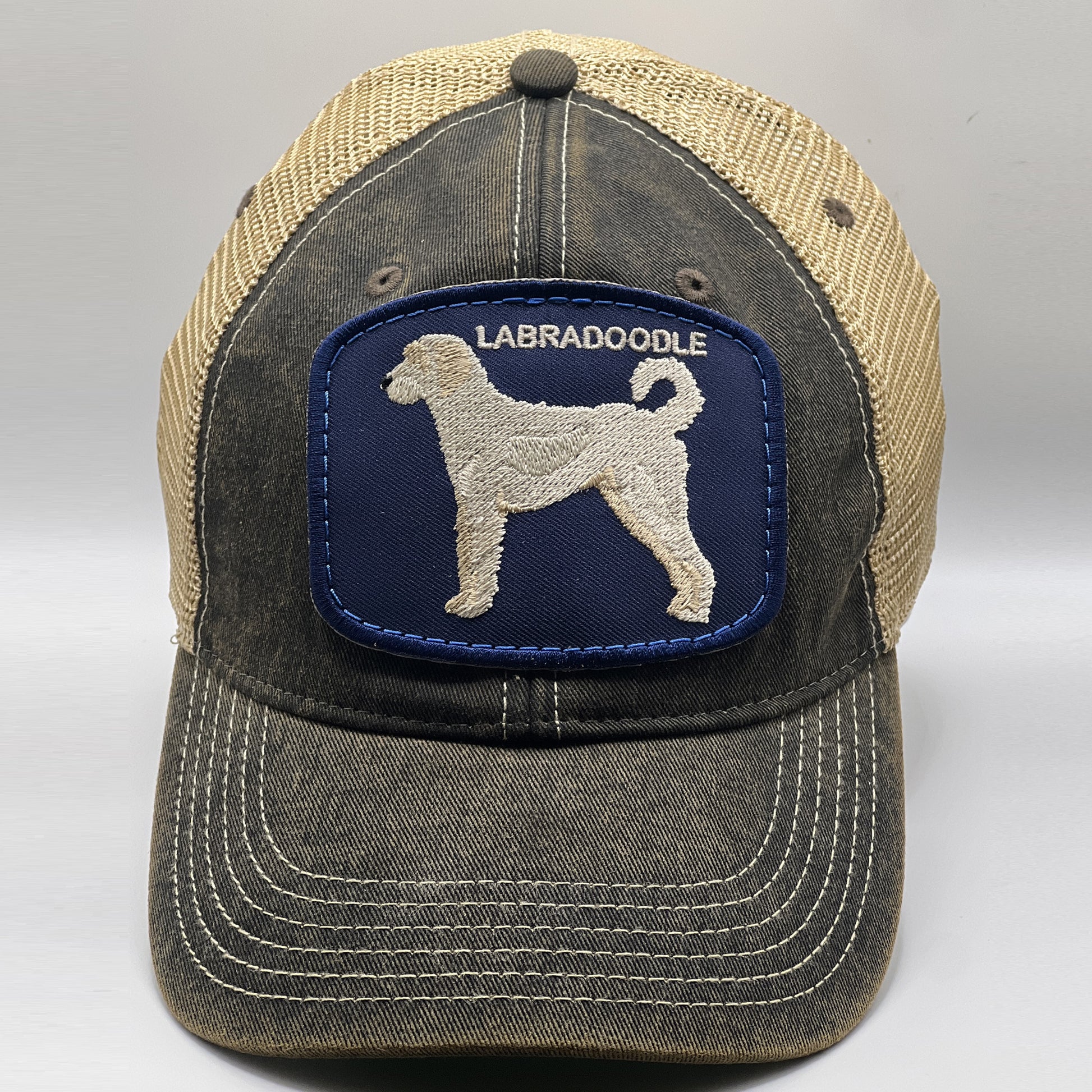 Labradoodle Trucker Hats with Dogs