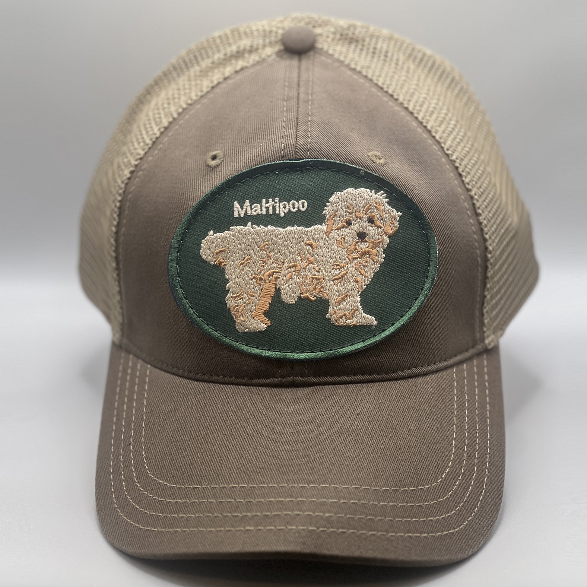 Multicolor Maltipoo 
Trucker Hats for Dog Lovers