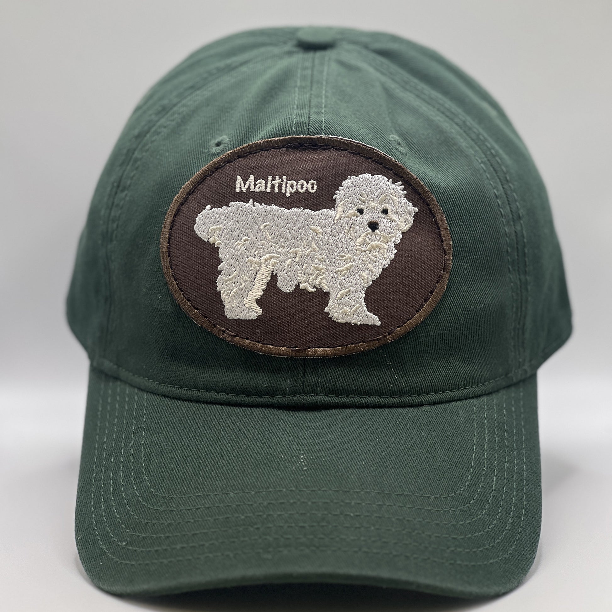 Maltipoo dog baseball hat for humans