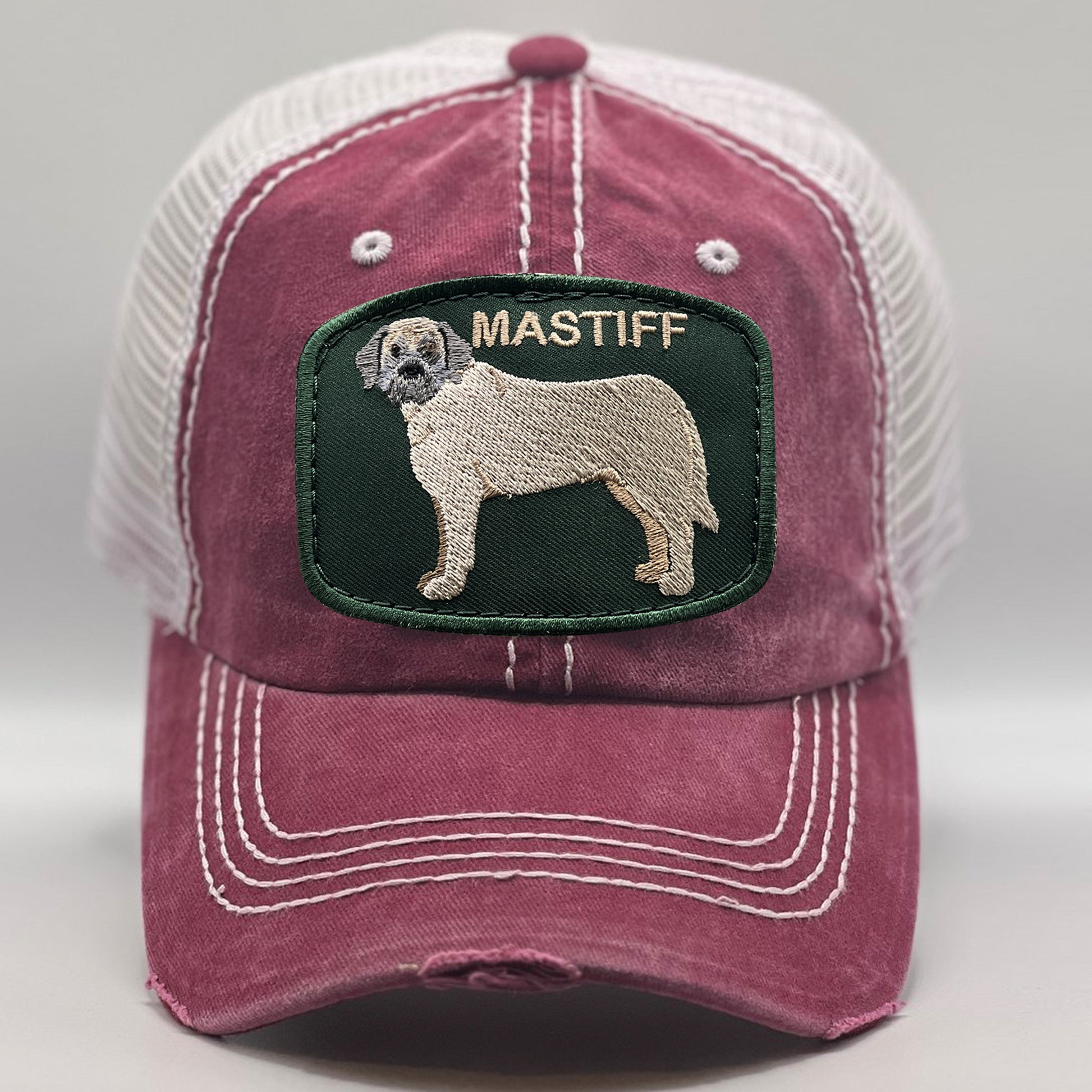 Mastiff dog trucker hat