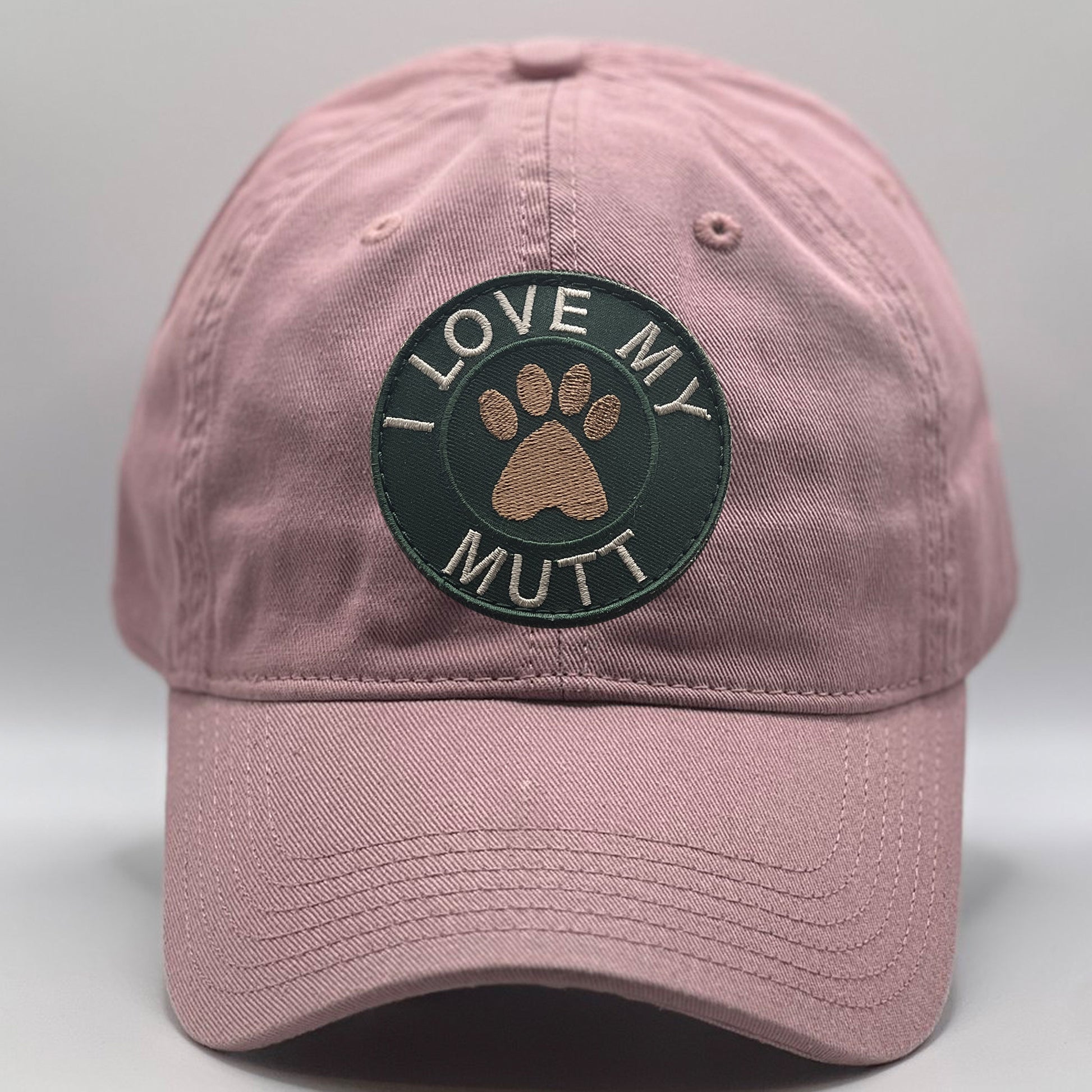 "I Love My Mutt" Paw Hat for Dog Lovers