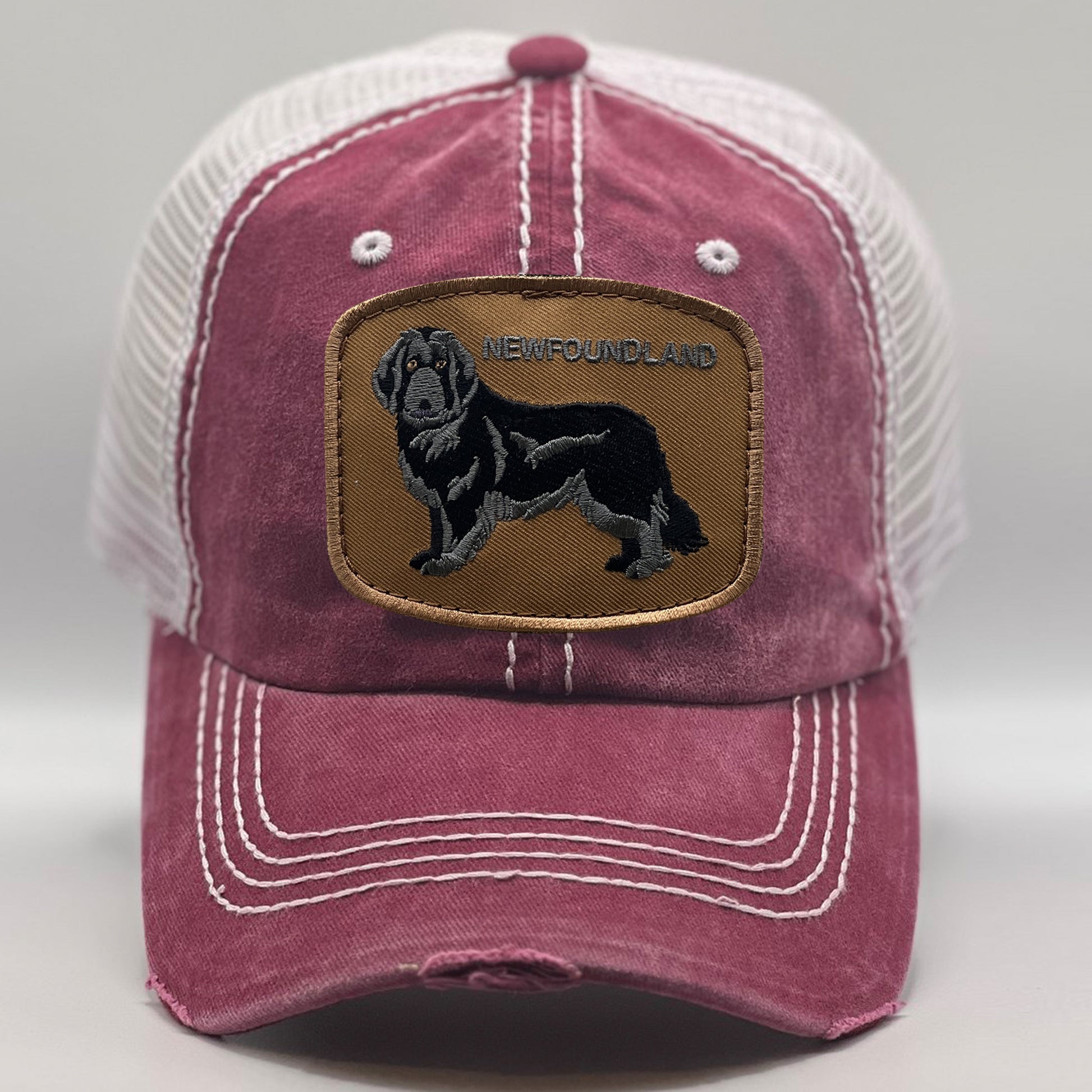 Gift For Dog Dad Newfoundland Trucker Hat