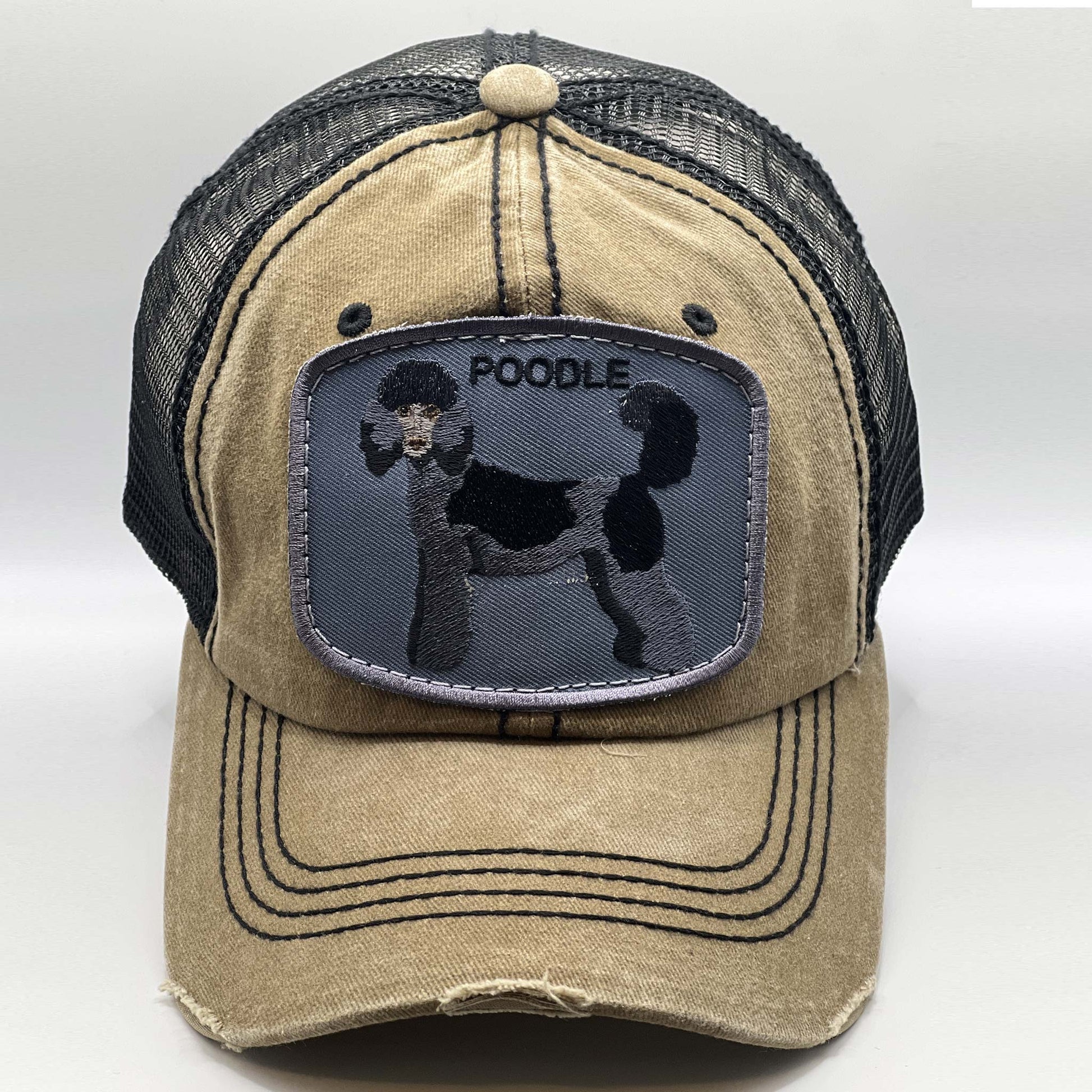 Trucker Hat With Black Poodle