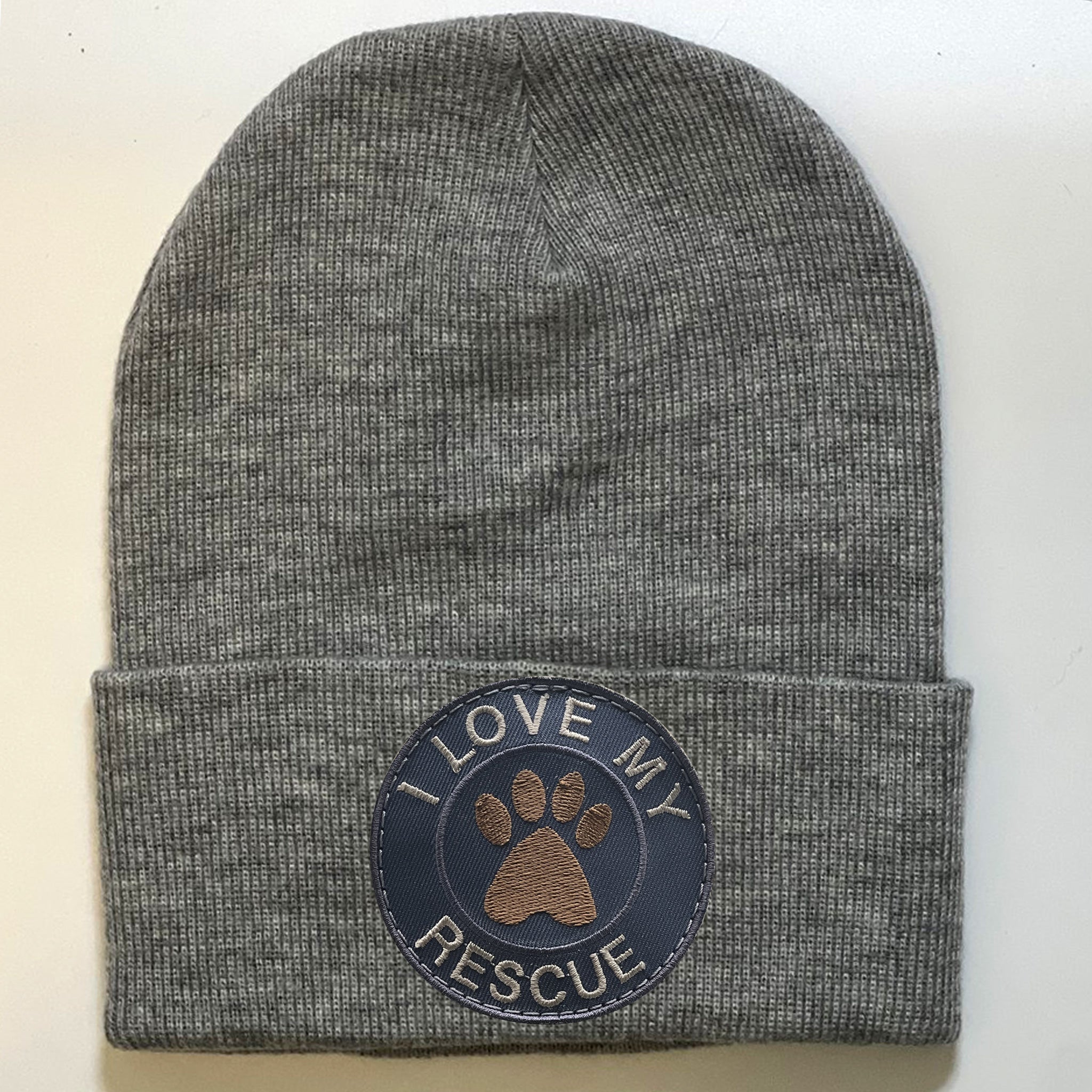 I Love My Rescue Wool Hat