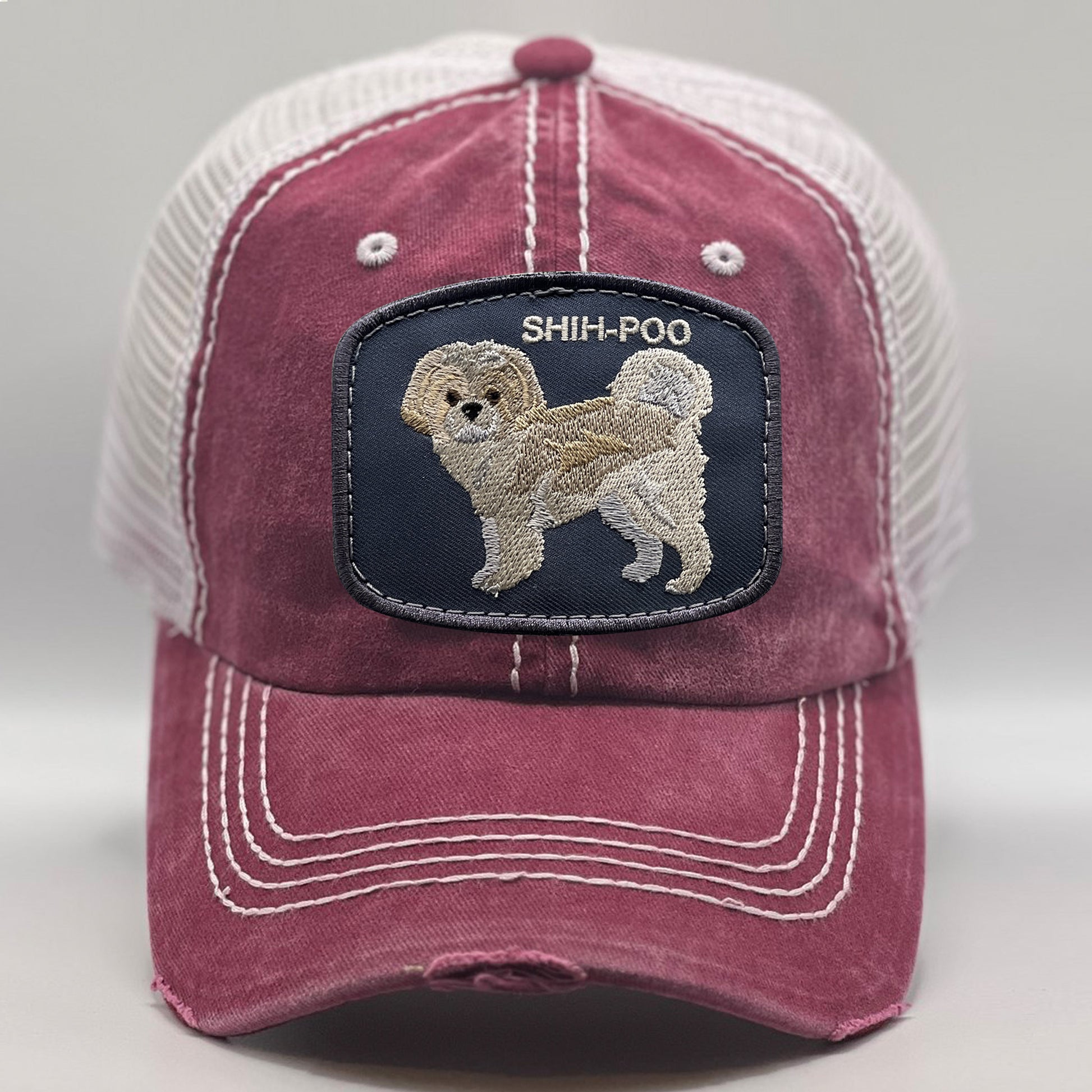 Cute custom dog hat with Shih Poo