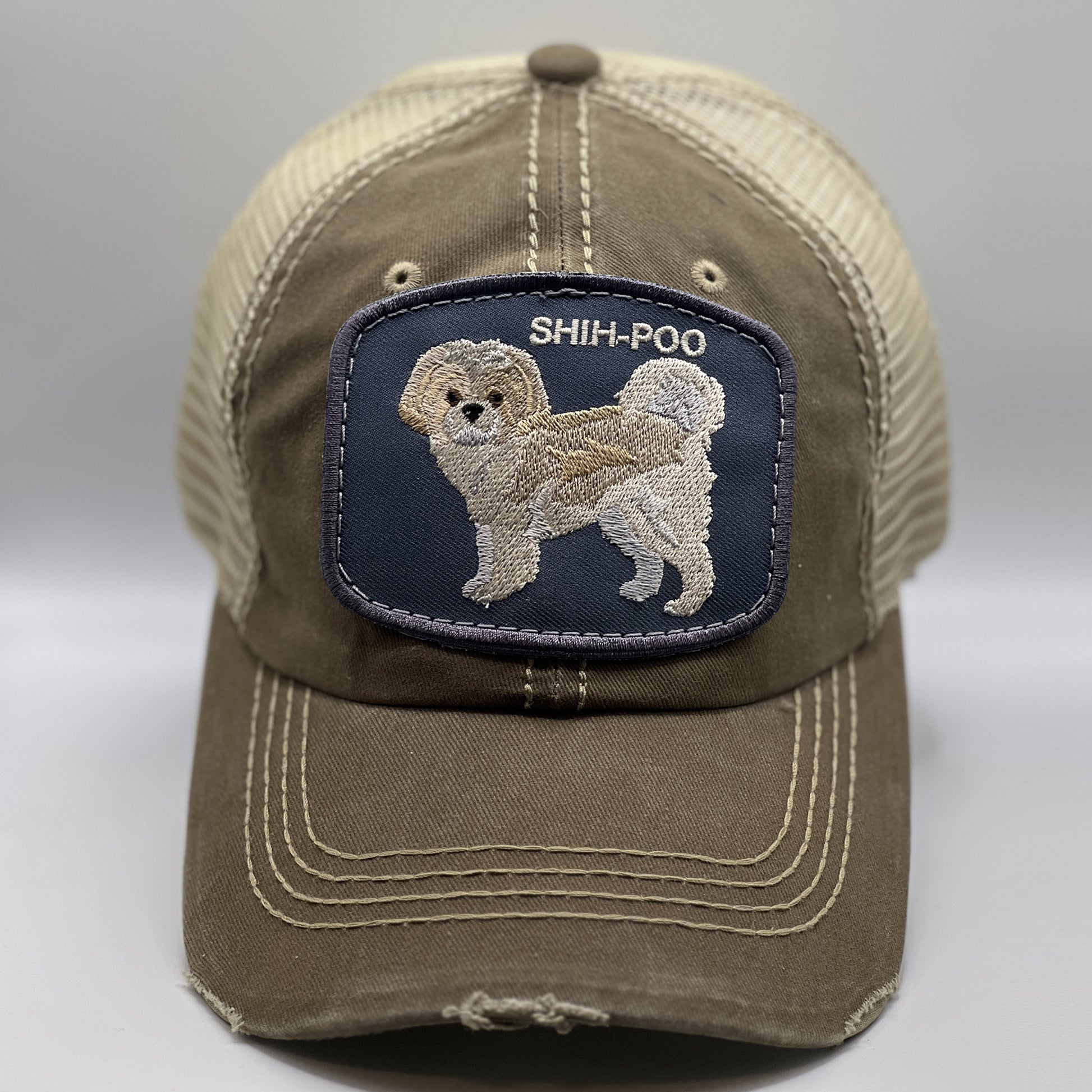 Shih Poo Cute custom dog trucker hat