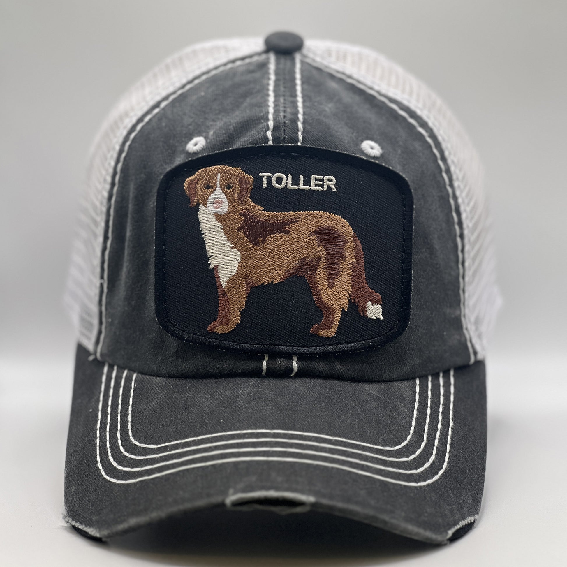 Custom Toller Dog Patch Trucker Hats For Humans