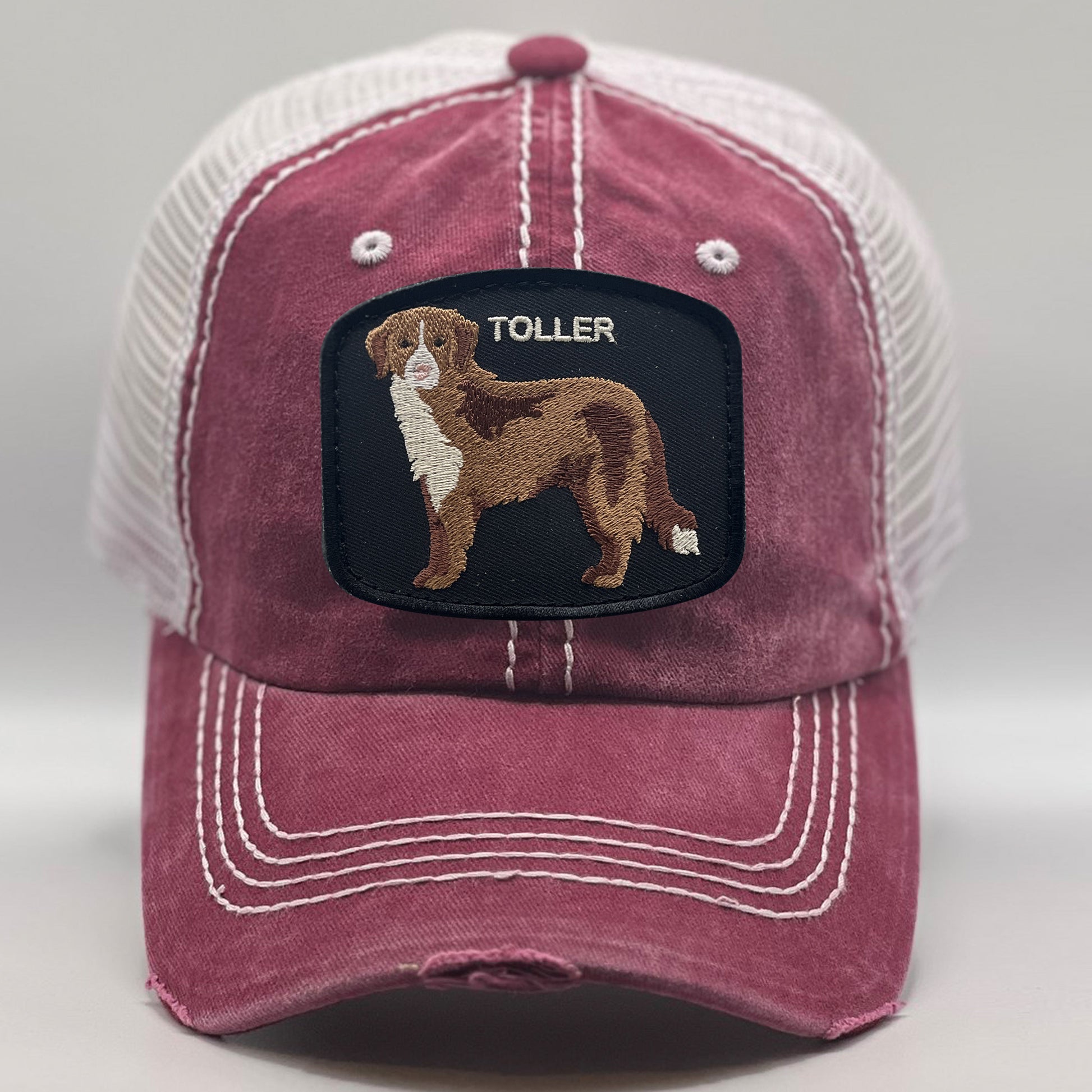 Custom Dog Patch Hats For Humans With Toller