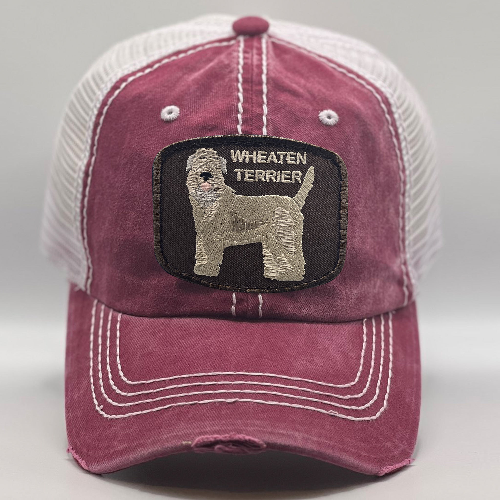 Clear Wheaten Terrier trucker hat
