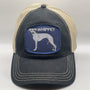 Whippet Custom Dog Patch On A Mesh Trucker Hat